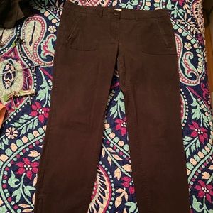 Ann Taylor Loft brown skinny pants size 12